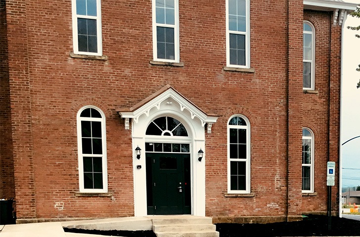 Front door of dental office