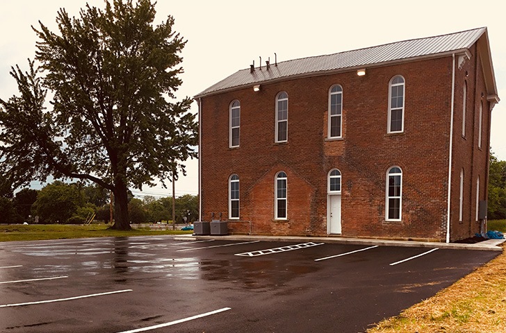 Back entrance of dental office