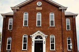 Outside view of old school dental