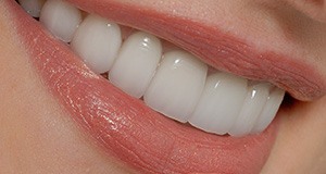 Closeup of healthy smile